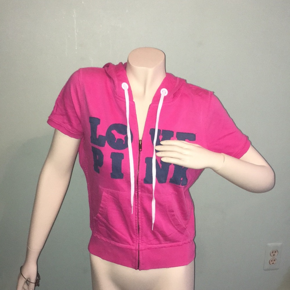 Victoria’s Secret Pink short sleeve zip up